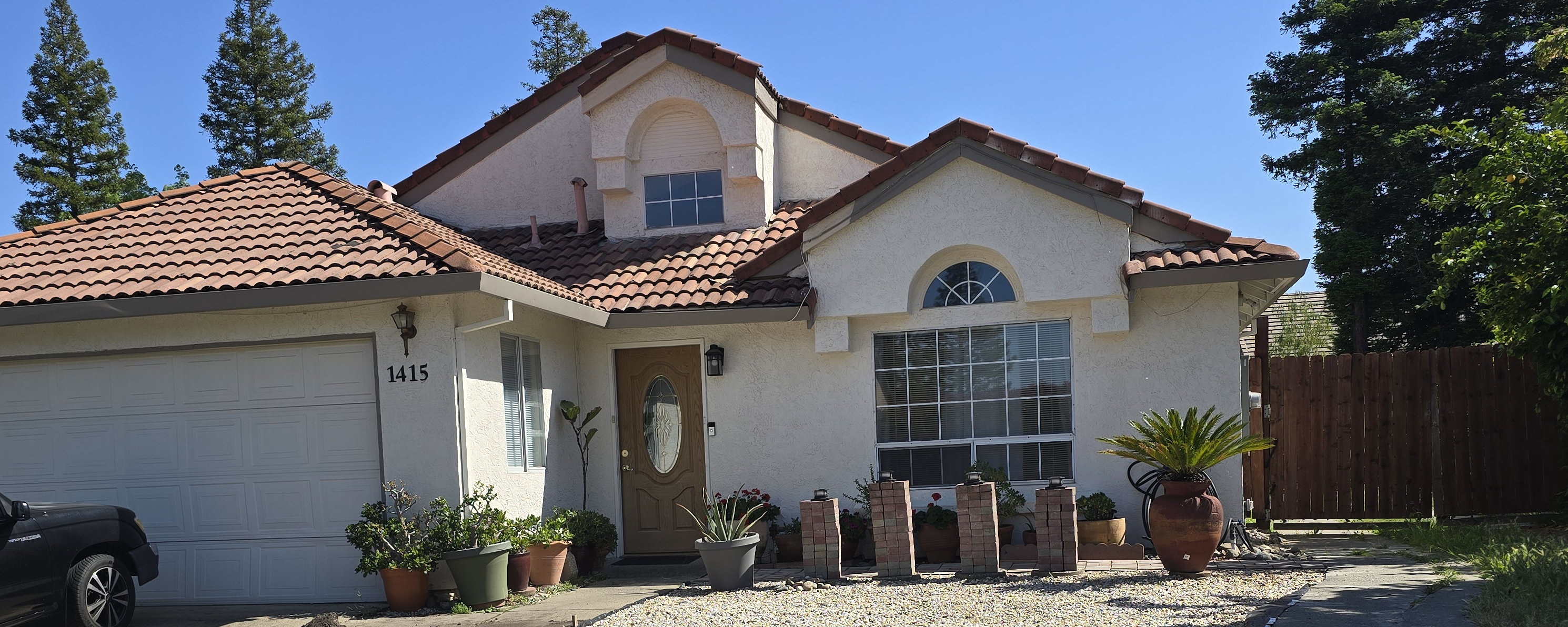 Front view of the care home